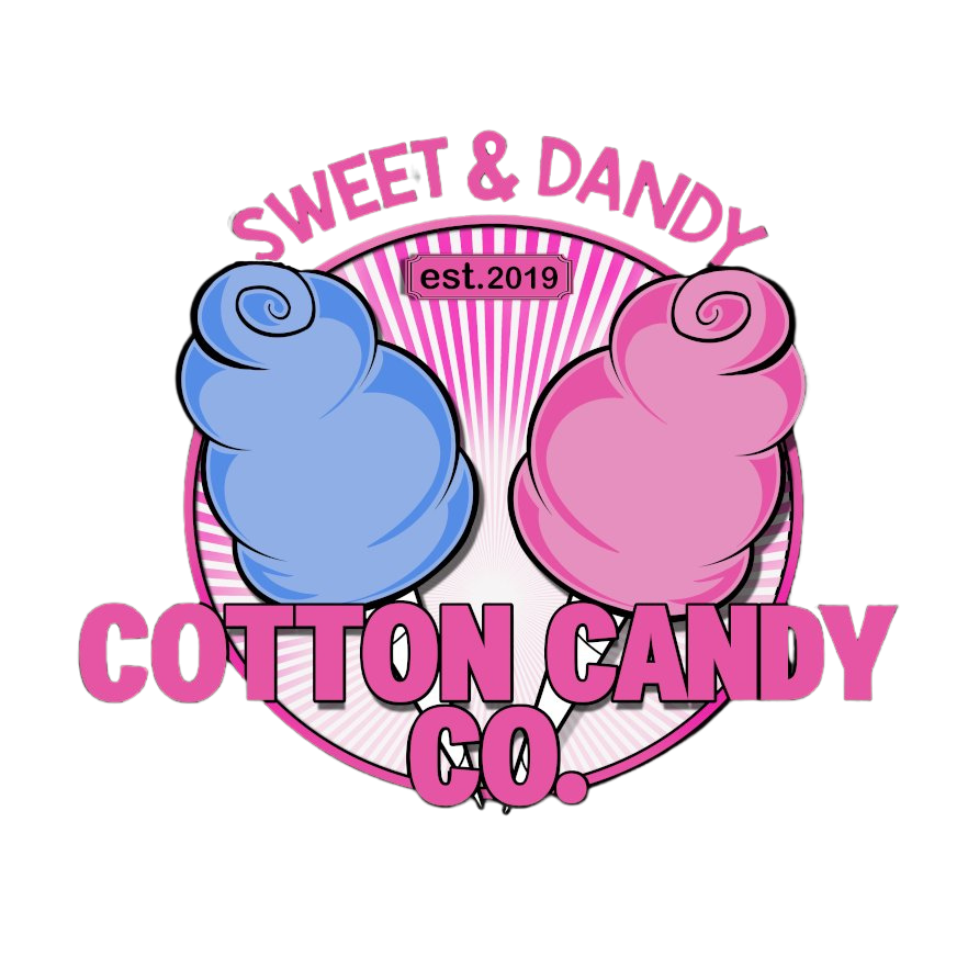 Logo Sweet and Dandy cotton candy.