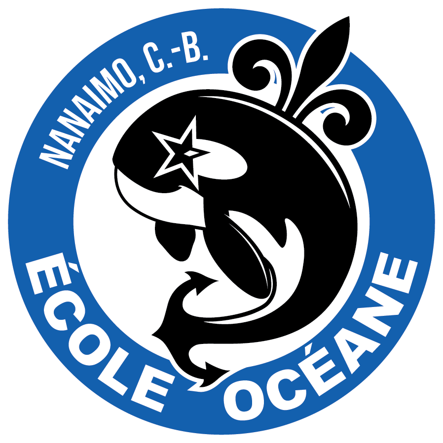 Logo of Nanaimo only french school, école Océane.