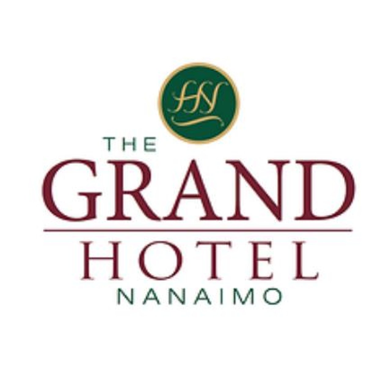 The Grand Hotel Nanaimo logo.