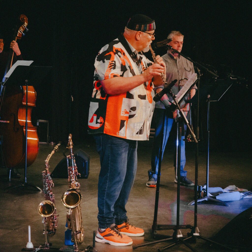 Local musicians live on stage at Maple Sugar Festival in Nanaimo.
